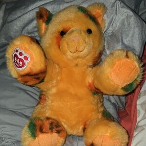 Build-A-Bear Vibrant Orange and Green Plush